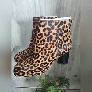 Kate Spade Rudy Leopard Calf Hair Boots Ankle Boots SZ 6M  New In Box